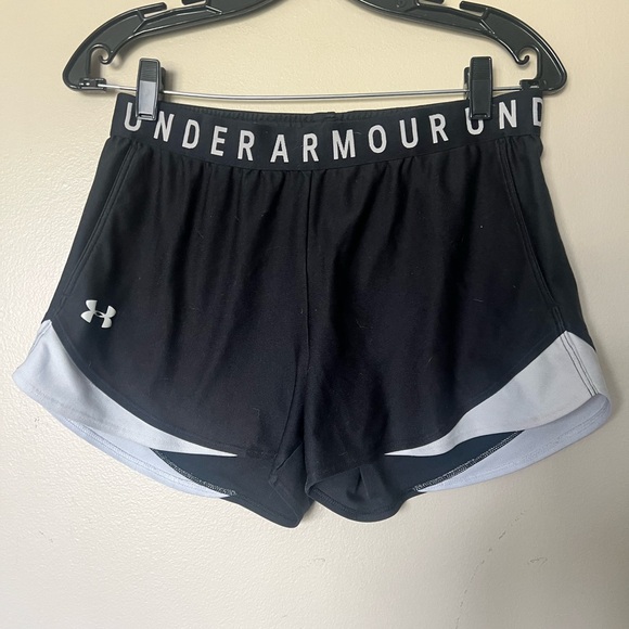 Under Armour Pants - Under Armour Women's Athletic Shorts in Black and White